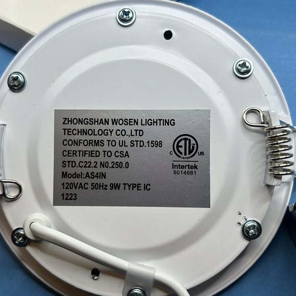 7 Pack Black Smart Recessed Lighting 4 Inch, Ultra-Thin 4 Inch LED Recessed - Picture 2 of 11